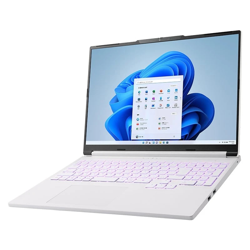 NEXTGEARのPCデザイン(ノートPC16型)