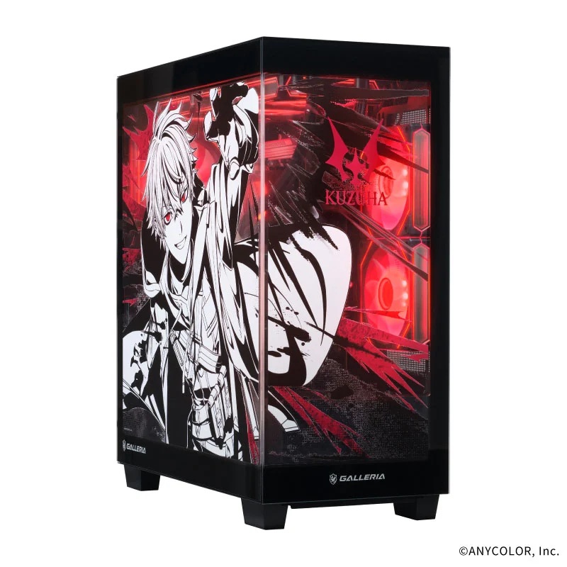 葛葉コラボPCの特徴①：撮りおろしデザインのオリジナルPCケース
