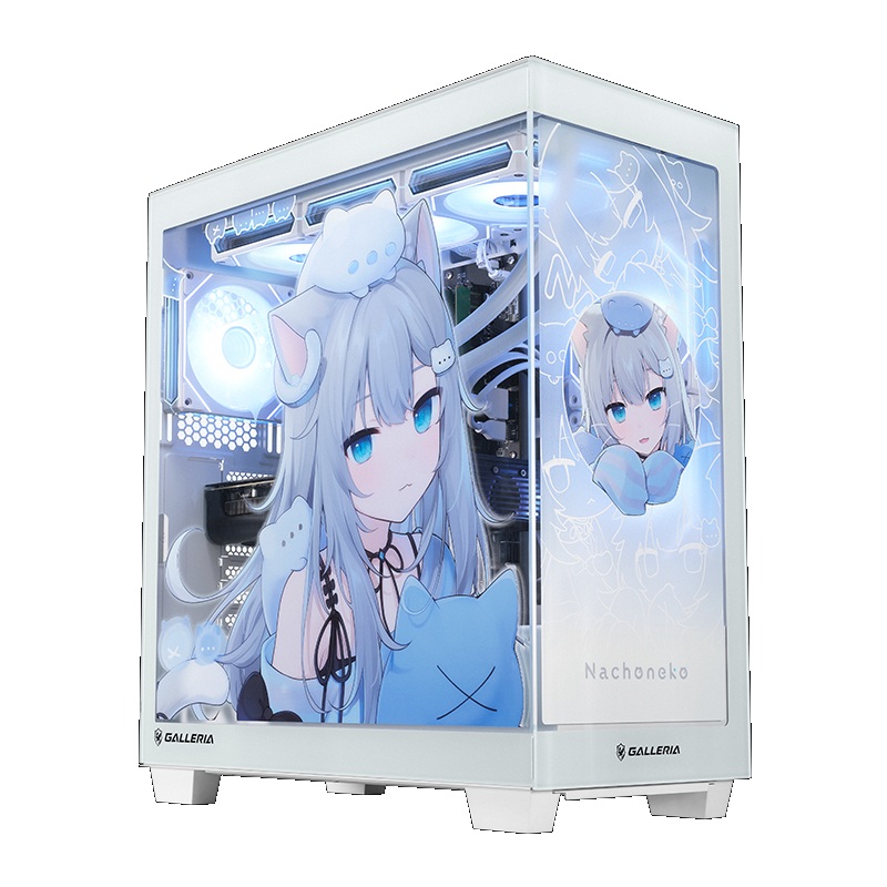 なちょ猫コラボPCの特徴①：特別仕様のオリジナルPCケース