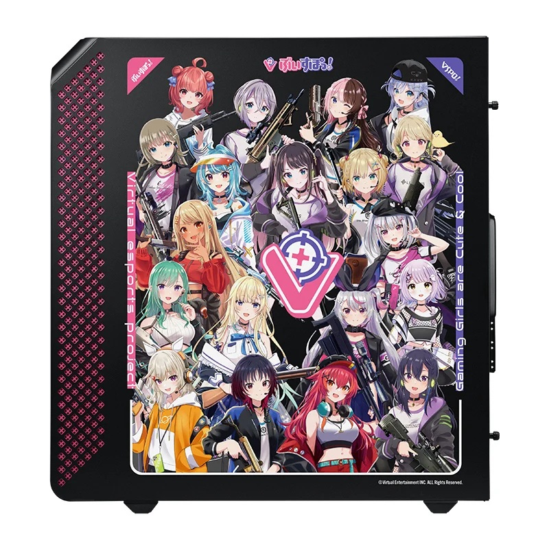 ぶいすぽっ!コラボPCの特徴①：特別仕様のオリジナルPCケース