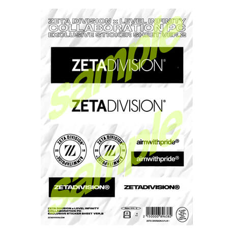 ZETA DIVISIONコラボPC特典②：スペシャルステッカー