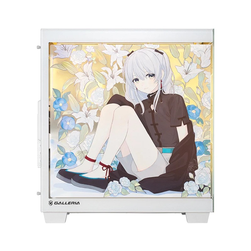 猫麦とろろコラボPCの特徴①：特別仕様のオリジナルPCケース