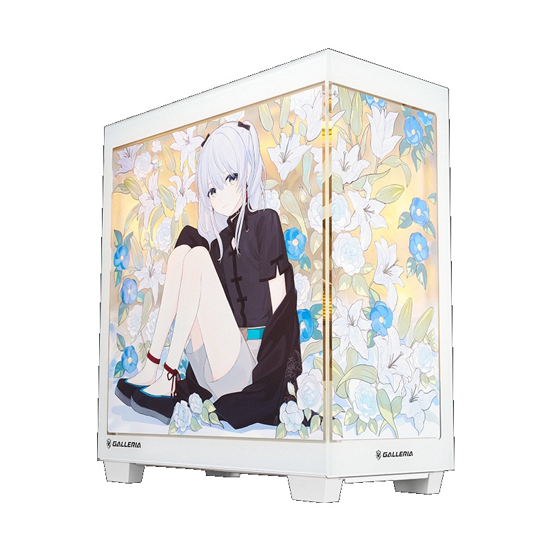 猫麦とろろコラボPCの特徴①：特別仕様のオリジナルPCケース