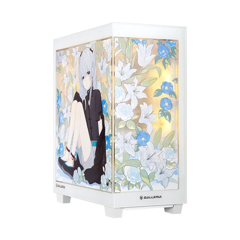 猫麦とろろコラボPCの特徴①：特別仕様のオリジナルPCケース