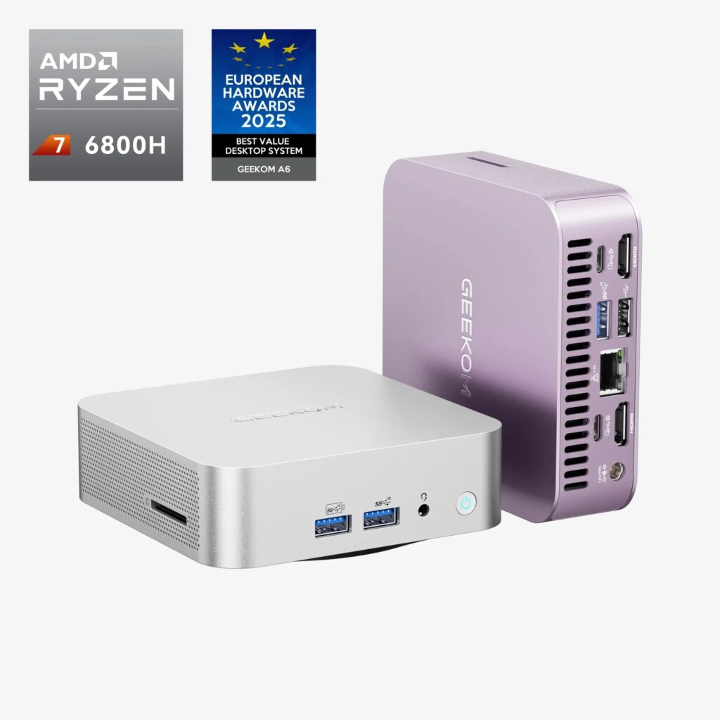 GEEKOMのおすすめミニPC①：GEEKOM A6