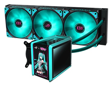 【水冷クーラー】ROG RYUO IV 360 ARGB Hatsune Miku Edition