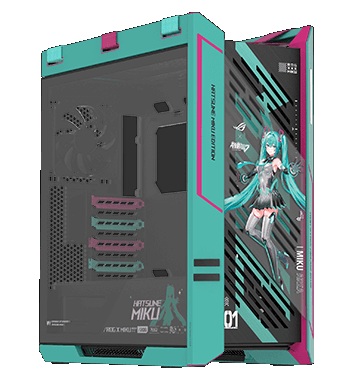 【PCケース】ROG Strix Helios II Hatsune Miku Edition