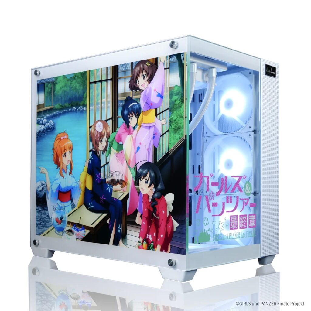 「ガールズ&パンツァー」コラボPC(大洗女子学園夏モデル)