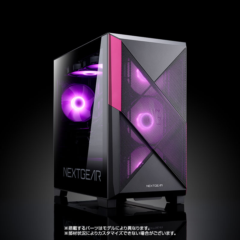 NEXTGEARのPCデザイン(ミニタワー・ブラック)
