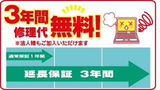 ツクモの保証期間