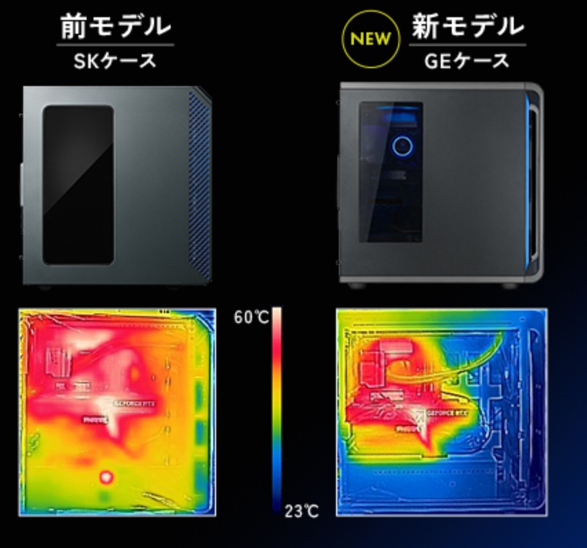 ガレリアALGS大会協賛モデルのエアフロー